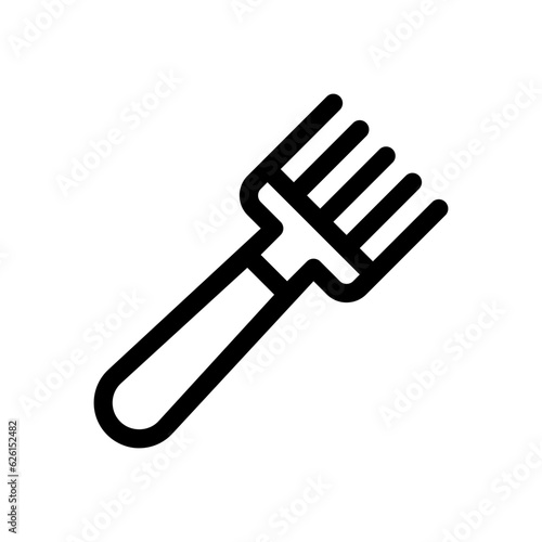 pitchfork line icon