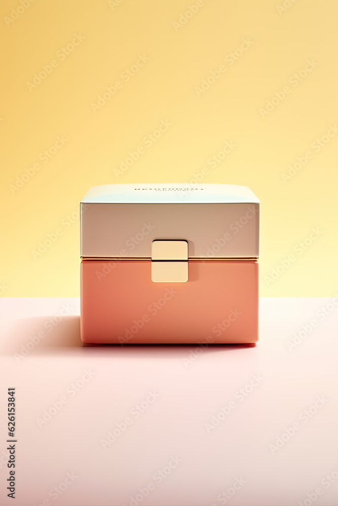 Beautiful gift box in pastel colour Beautiful gift box in pastel colour