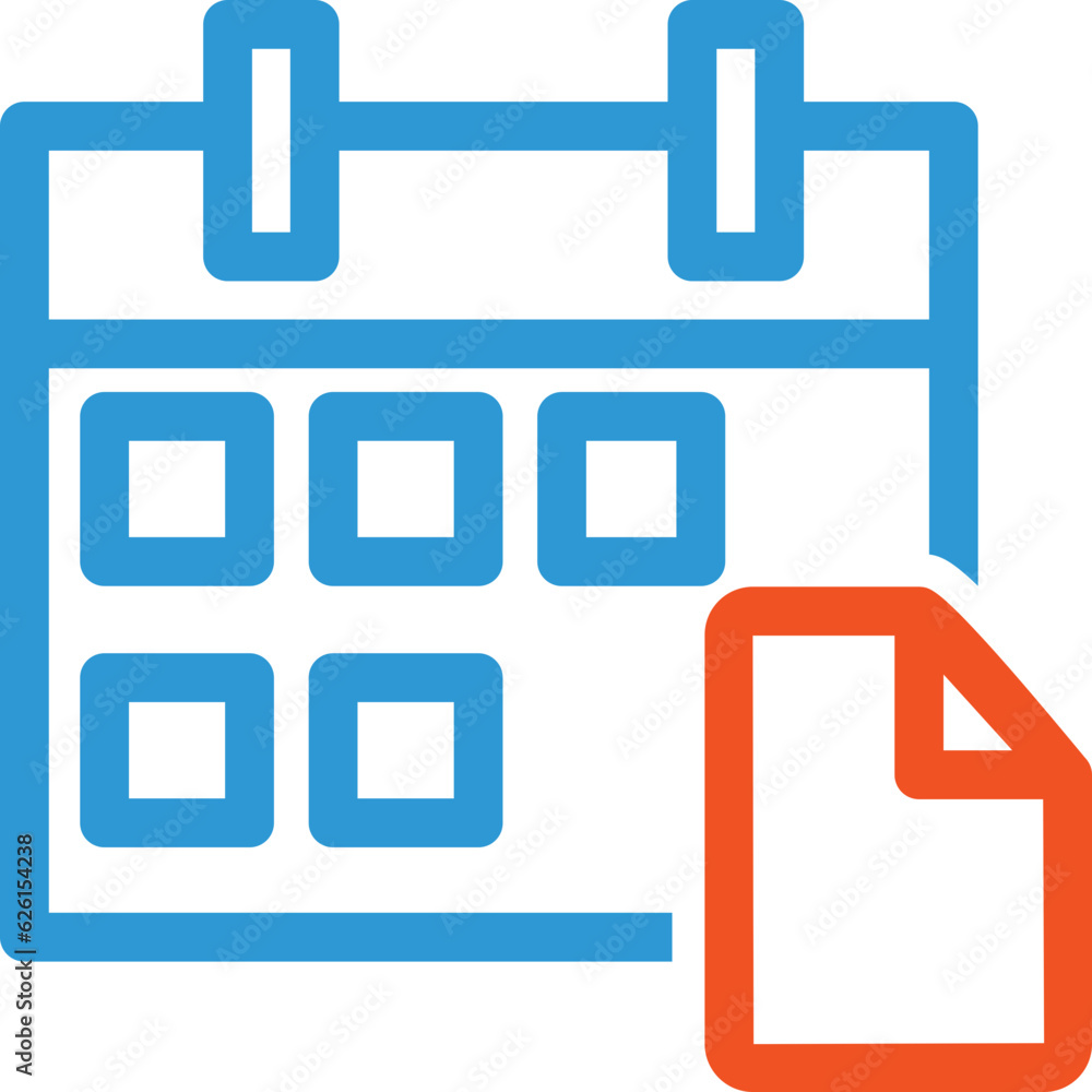 clean modern outline calendar icon clean modern outline calendar icon