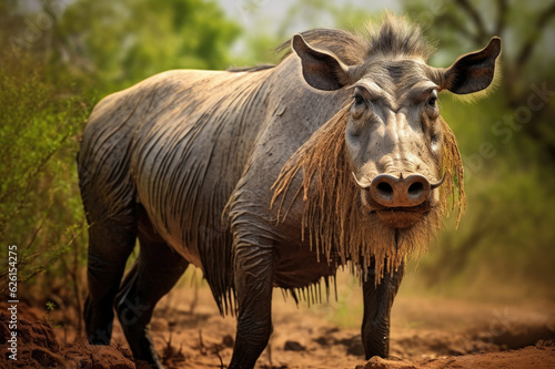 Warthog in wildlife close up © Venka