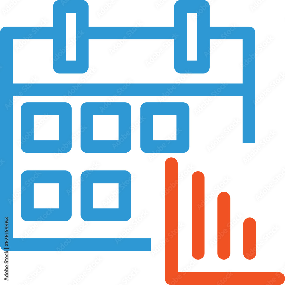 clean modern outline calendar icon clean modern outline calendar icon