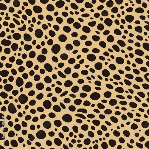 Abstract leopard safari spots seamless background