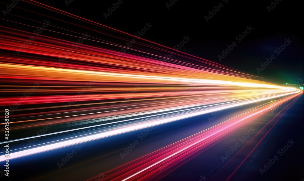 The abstract art installation featured a series of long exposure dynamic speed light trails, creating a mesmerizing display. The abstract art installation featured a series of long exposure dynamic speed light trails, creating a mesmerizing display.