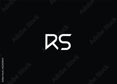 RS  monogram logo design and company logo