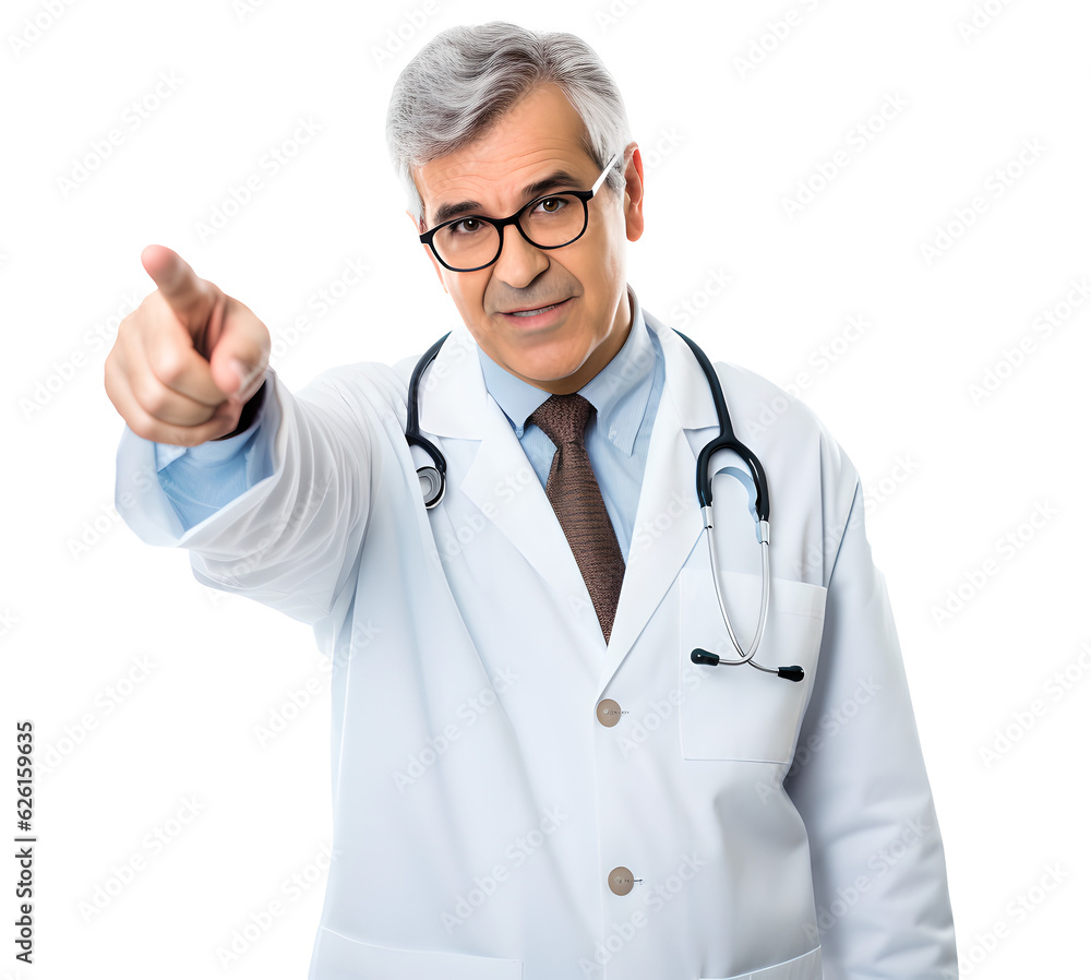 Professor Doctor Acting Pointing Fingers Look Like Professional Medical Healthcare in Transparent Background Professor Doctor Acting Pointing Fingers Look Like Professional Medical Healthcare in Transparent Background