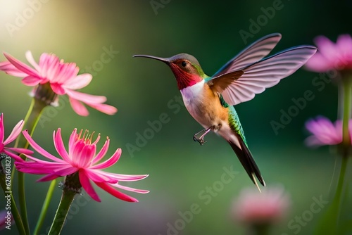 hummingbird in flight © Rimsha