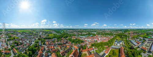 360° Panorama-Rundblick von Landsberg am Lech