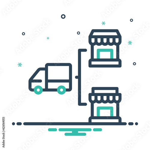 Mix icon for distributor