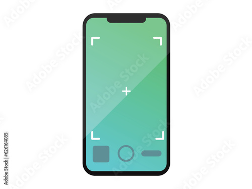 スマホのカメラ機能の画面