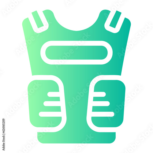 bulletproof vest Gradient icon