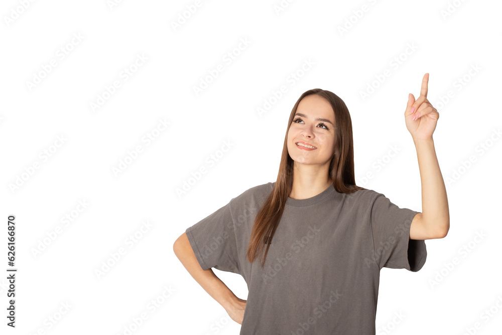 student showing thumbs up isolated, happy teenager in trendy clothes, cheerful schoolgirl student showing thumbs up isolated, happy teenager in trendy clothes, cheerful schoolgirl