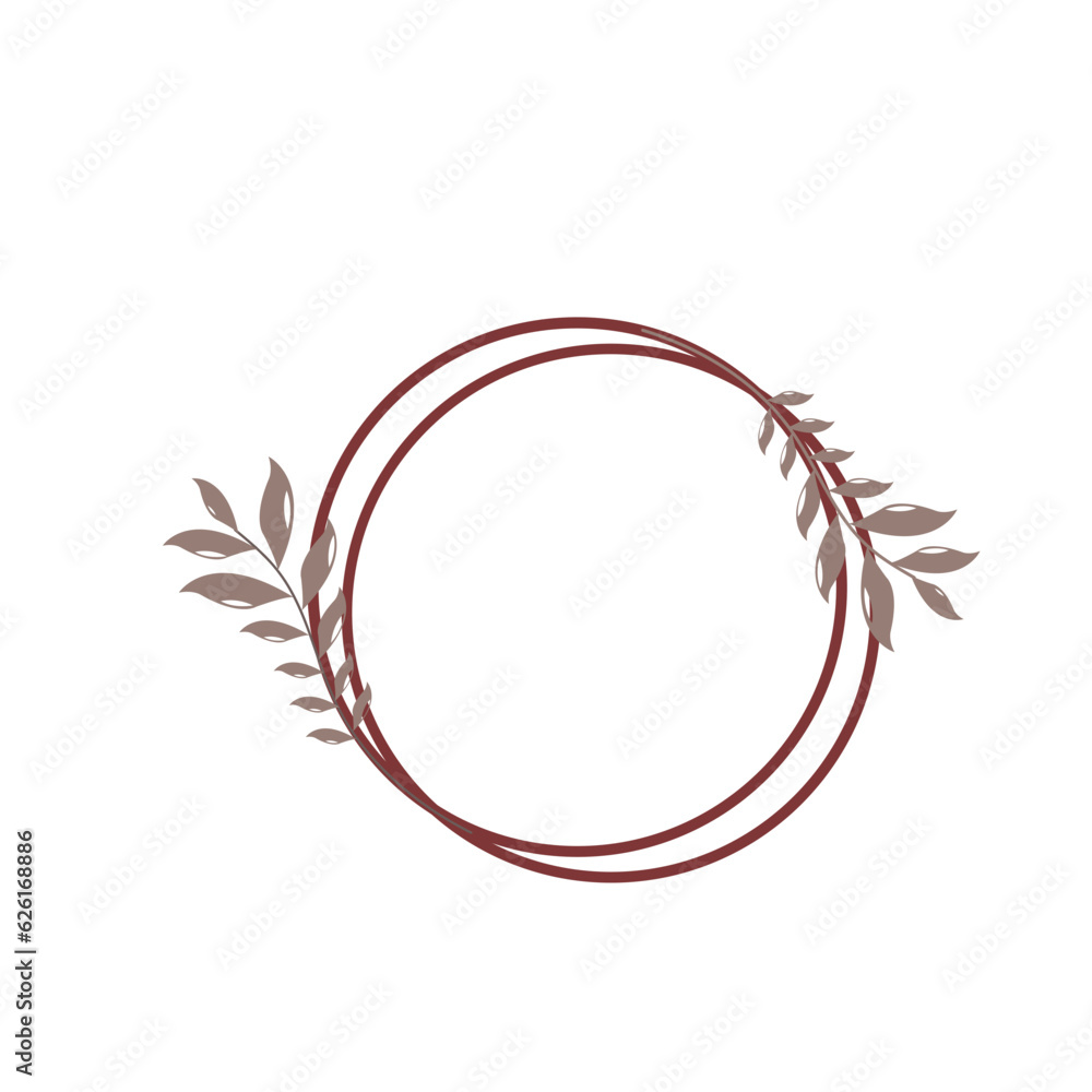 Obraz premium Aesthetic Floral Frame