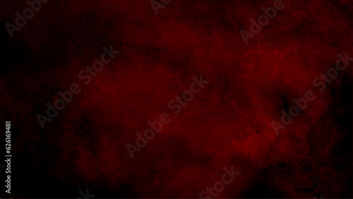 Elegant red background vector illustration with vintage distressed grunge texture and dark red charcoal color paint