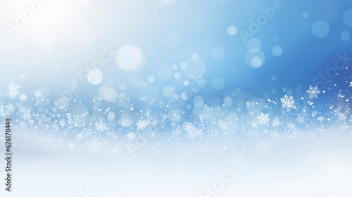Elegant snow banner glistening under the winter sun. AI Generated © AI_images
