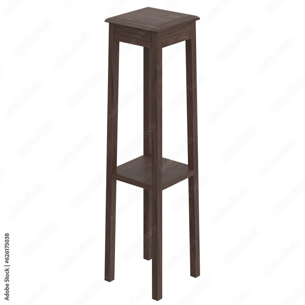 3D rendering illustration of a wooden pedestal
3D rendering illustration of a wooden pedestal