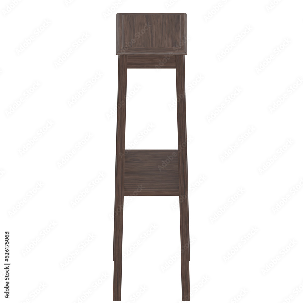 3D rendering illustration of a wooden pedestal
3D rendering illustration of a wooden pedestal