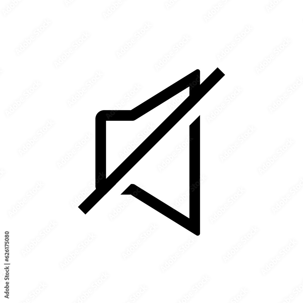 silent icon vector design templates silent icon vector design templates
