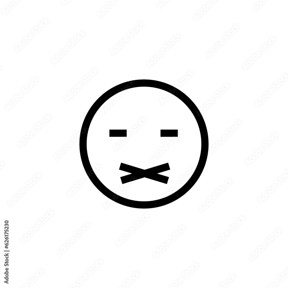 silent icon vector design templates silent icon vector design templates
