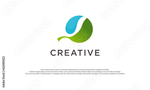 Free Download Bio technology logo design vector illustration. Bio technology icon design. Suitable for business and technology logos isolated on white background - GFXLoad