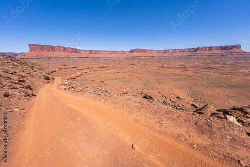 hiking the murphy trail loop in the island in the sky in canyonlands national park  usa