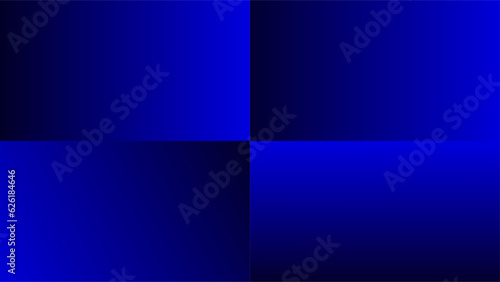 Four blue gradient squares abstract presentation background