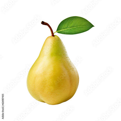 pear on transparent background Remove png created with Generative AI  Clipping Path