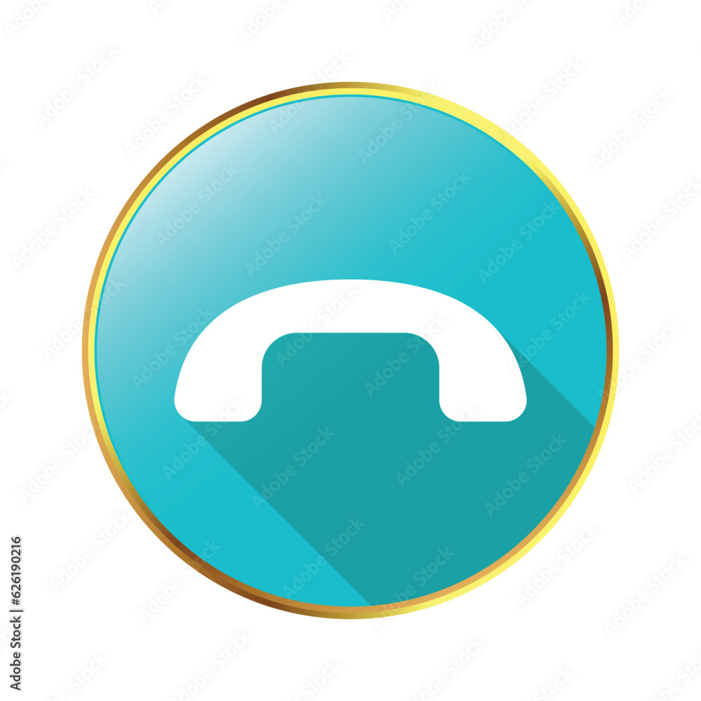 Trendy Telephone Icon Flat Style Isolated On White Background Vector Illustration, Receive Phone Call, Design Element For Web And Mobile Application Trendy Telephone Icon Flat Style Isolated On White Background Vector Illustration, Receive Phone Call, Design Element For Web And Mobile Application