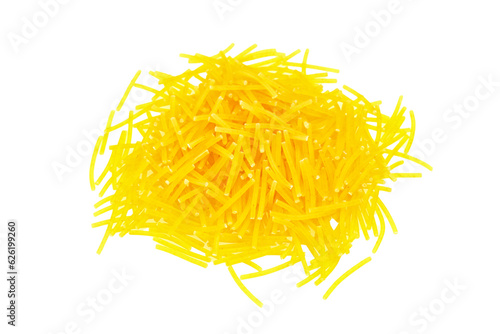 Dry raw vermicelli Italian pasta