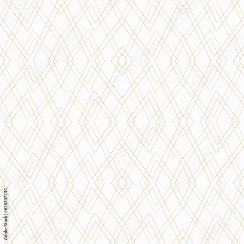 Seamless geometrical pattern. Rhombuses ornament. Diamonds backdrop. Tiles wallpaper. Ethnic motif. Geometric background. Digital paper. Tribal textile print. Web design. Abstract image. Vector work