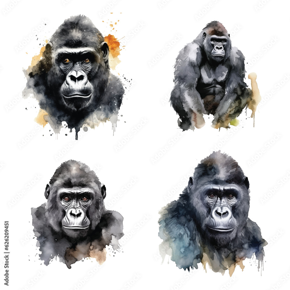 Gorilla watercolor paint collection