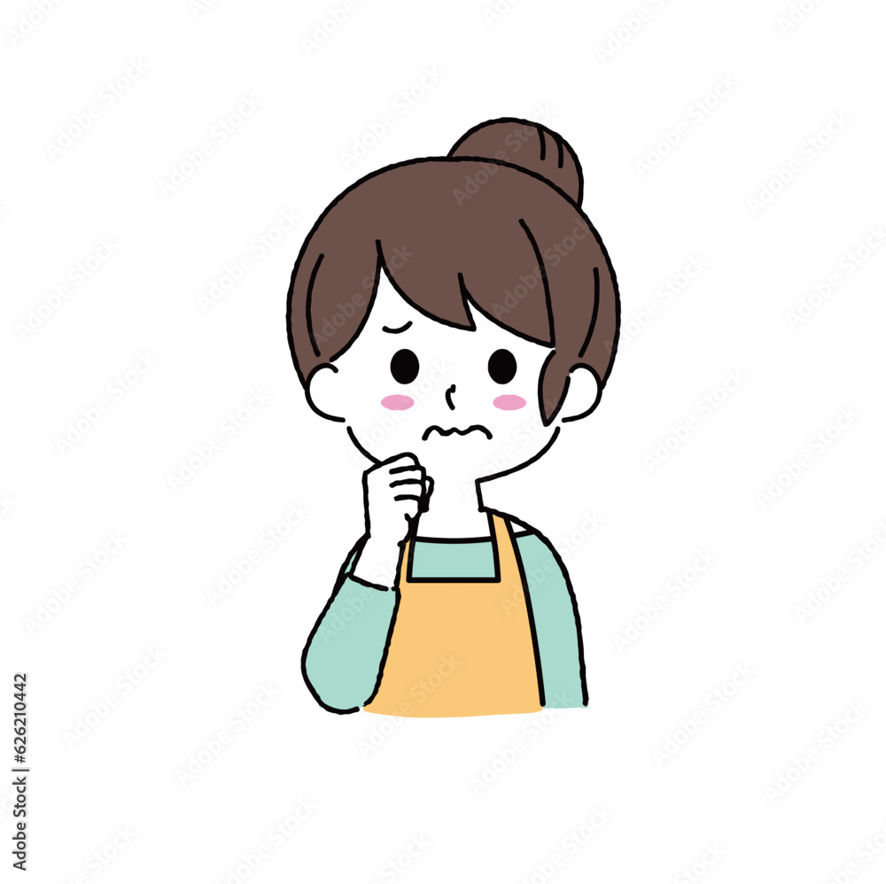 シンプルな女性のイラスト