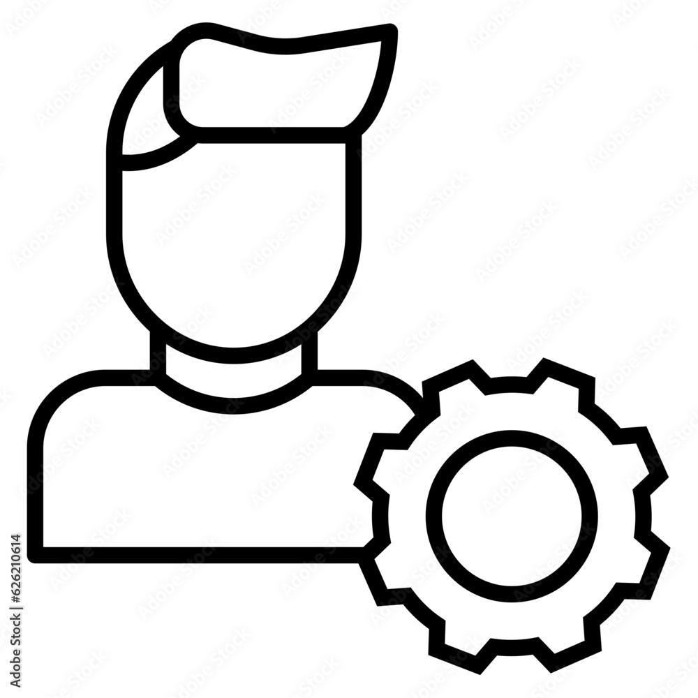 Outline Account Management icon Outline Account Management icon