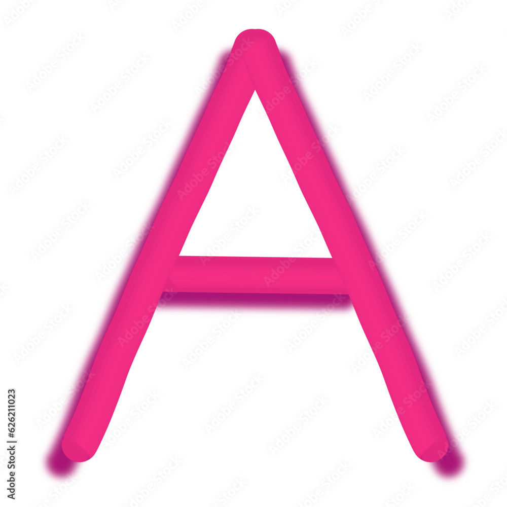 Uppercase English alphabet 3D model is self-drawn. Uppercase English alphabet 3D model is self-drawn.