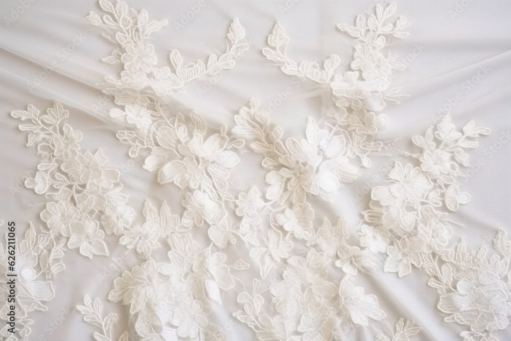 Obraz premium white wedding lace
