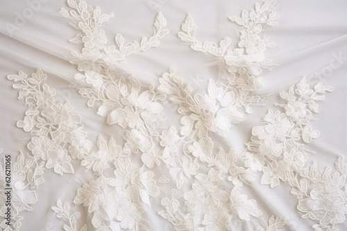 white wedding lace