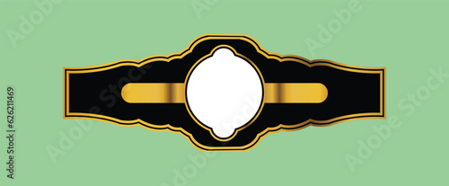 New premium cigar brand logo, label, and bands design