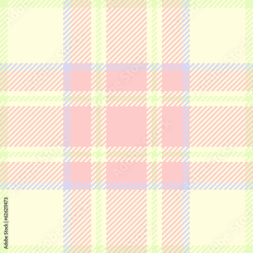 Background pattern tartan of check seamless plaid with a fabric texture textile vector.