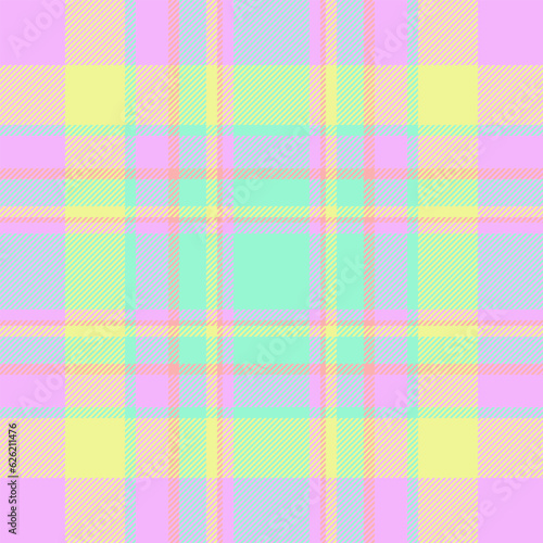 Seamless textile plaid of check background texture with a fabric pattern tartan vector.