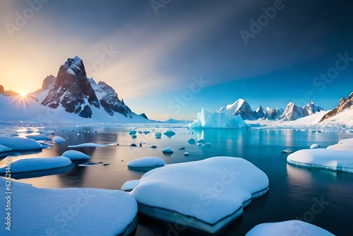 lake in the mountains 