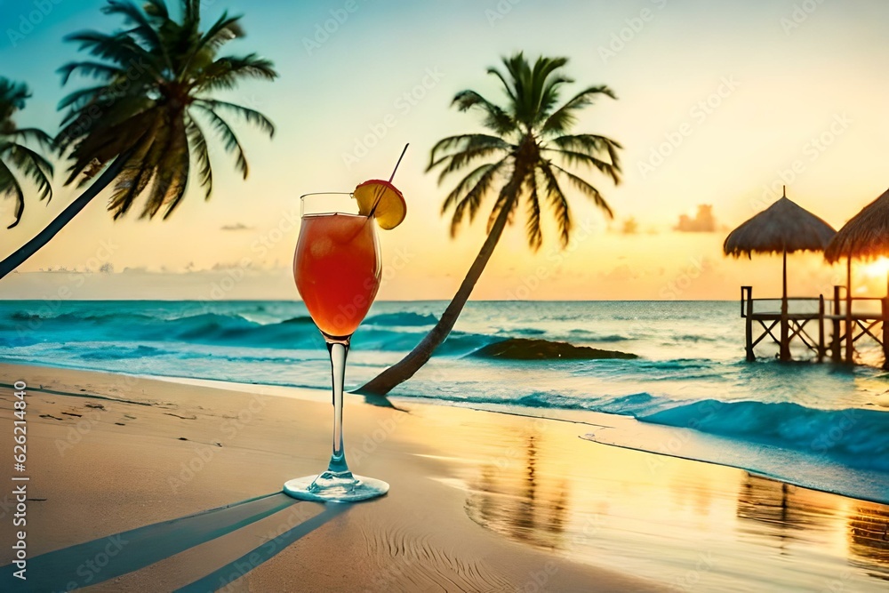 cocktail on the beach