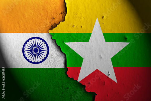 Relations between India and Myanmar. India vs Myanmar.