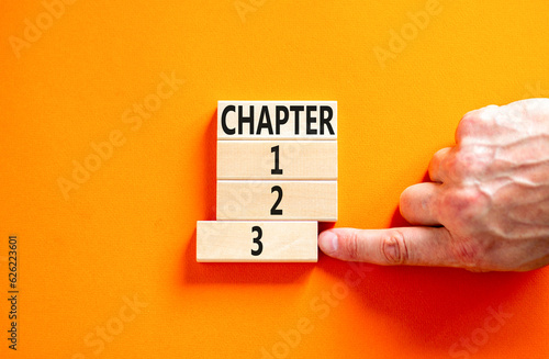 Bilde på lerret Time to chapter 3 symbol