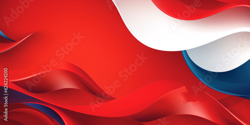 Chile Independence Day. Happy National Holiday Fiestas Patrias. September 18 Background Design. photo