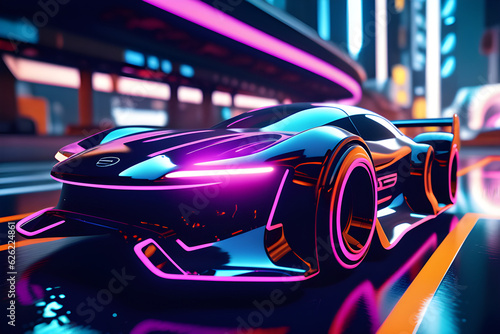Car racing in the city of the future generative ai