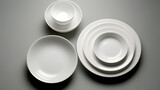 various size dish, bowl, plate