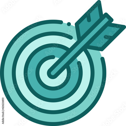 goal two tone icon