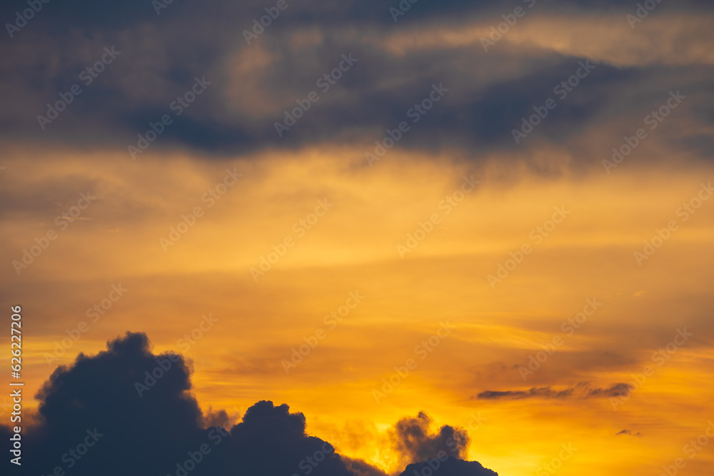 Sunset is orange sky. Beautiful background image Sunset is orange sky. Beautiful background image