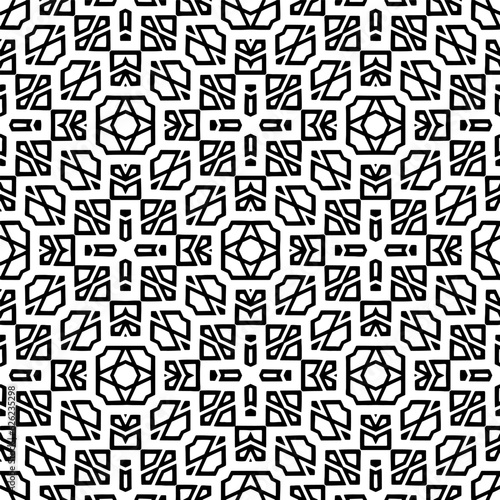  Simple monochrome texture. Abstract background. seamless repeating pattern.Black and white color.