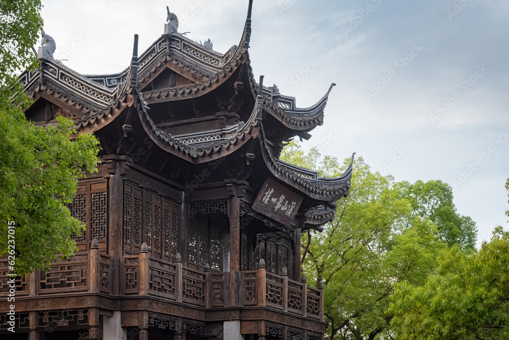 chinese traditional architecture in the park chinese traditional architecture in the park