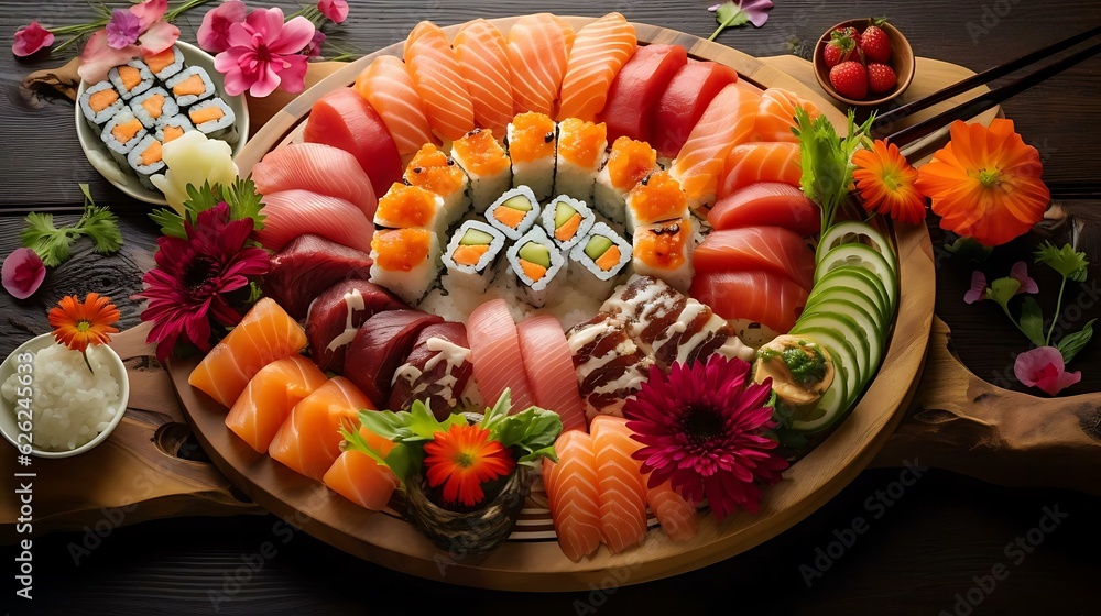 a tray of food a tray of food